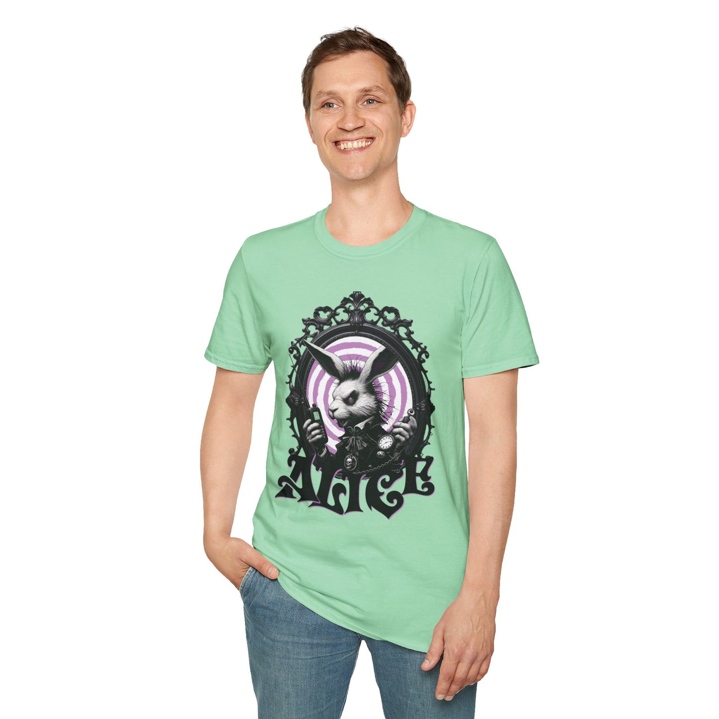 Wonderland Rabbit Unisex T-Shirt